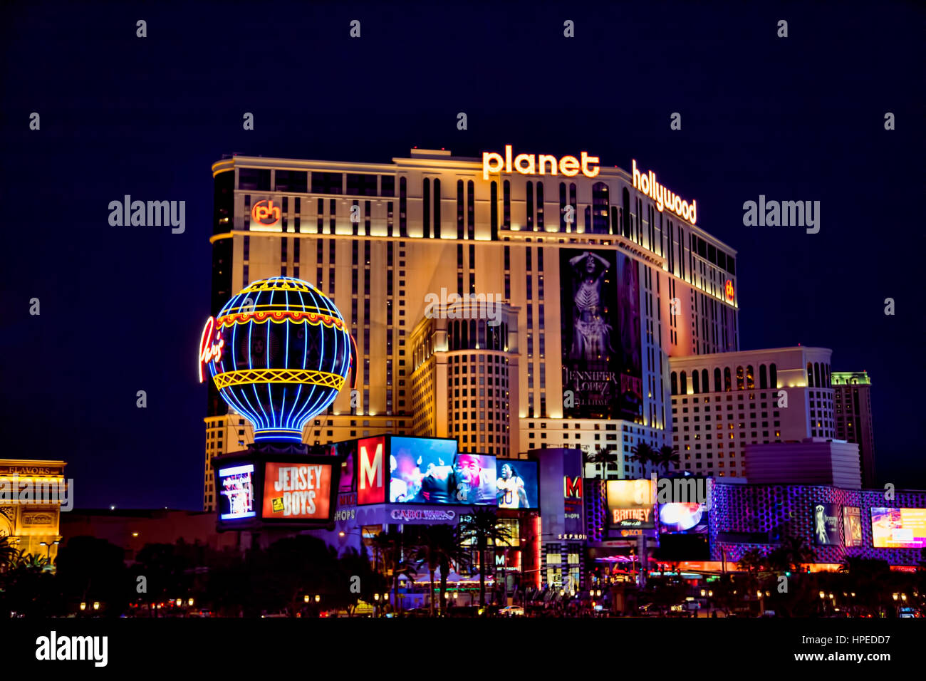 Las Vegas Strip Stock Photo Alamy