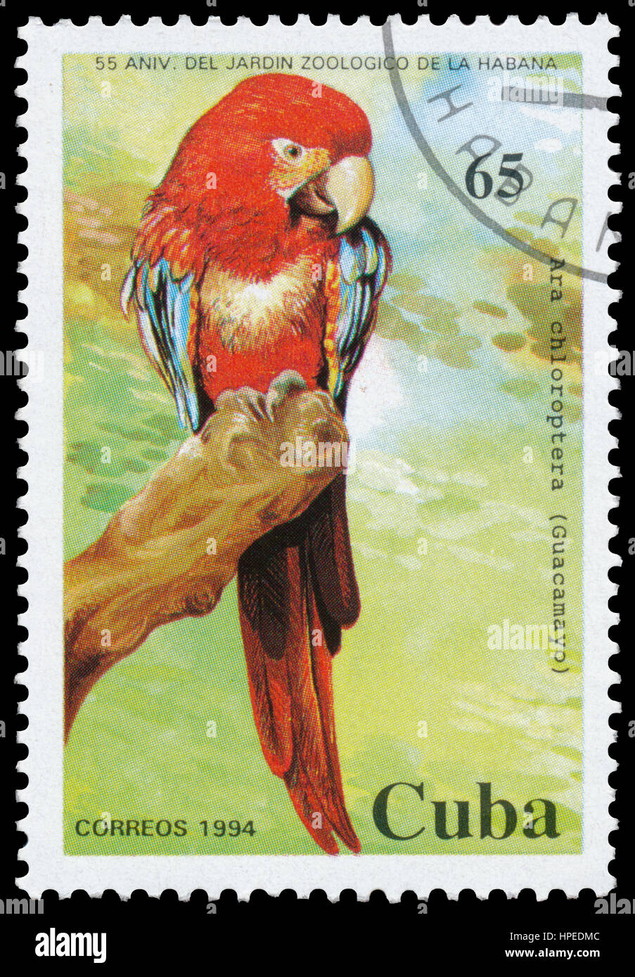 Old vintage Cuban postal stamps Stock Photo - Alamy