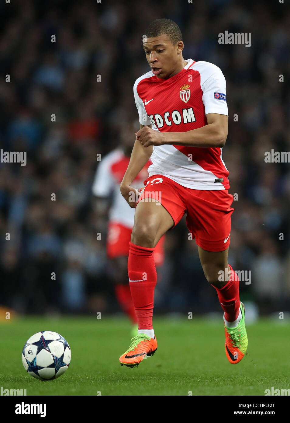 Monaco's Kylian Mbappe-Lottin during the UEFA Champions ...