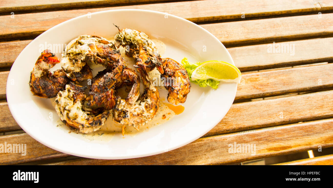 Spiny Lobster covered in Hollandaise sauce Stock Photo Alamy