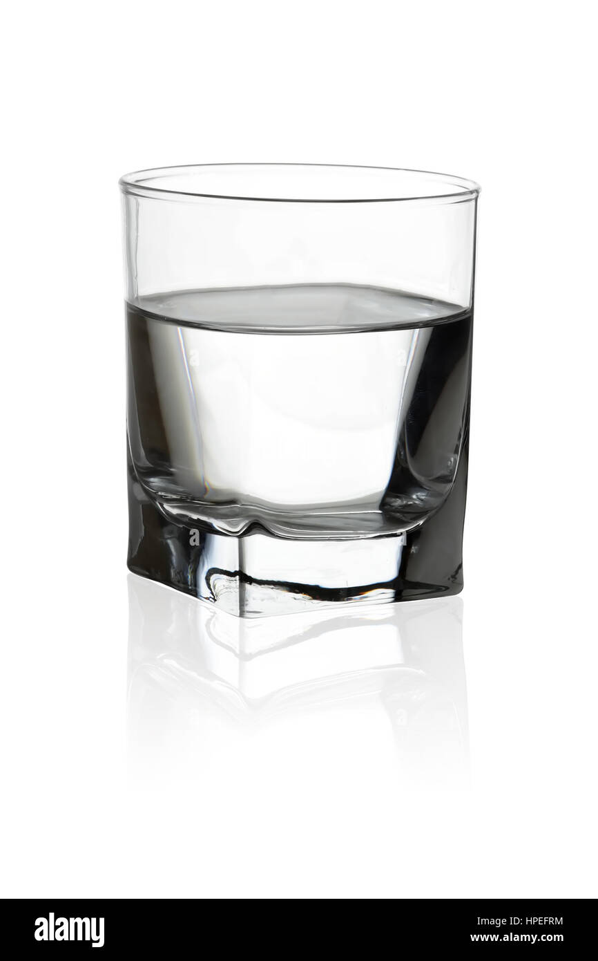 https://c8.alamy.com/comp/HPEFRM/water-in-a-glass-with-its-reflection-isolated-on-white-HPEFRM.jpg