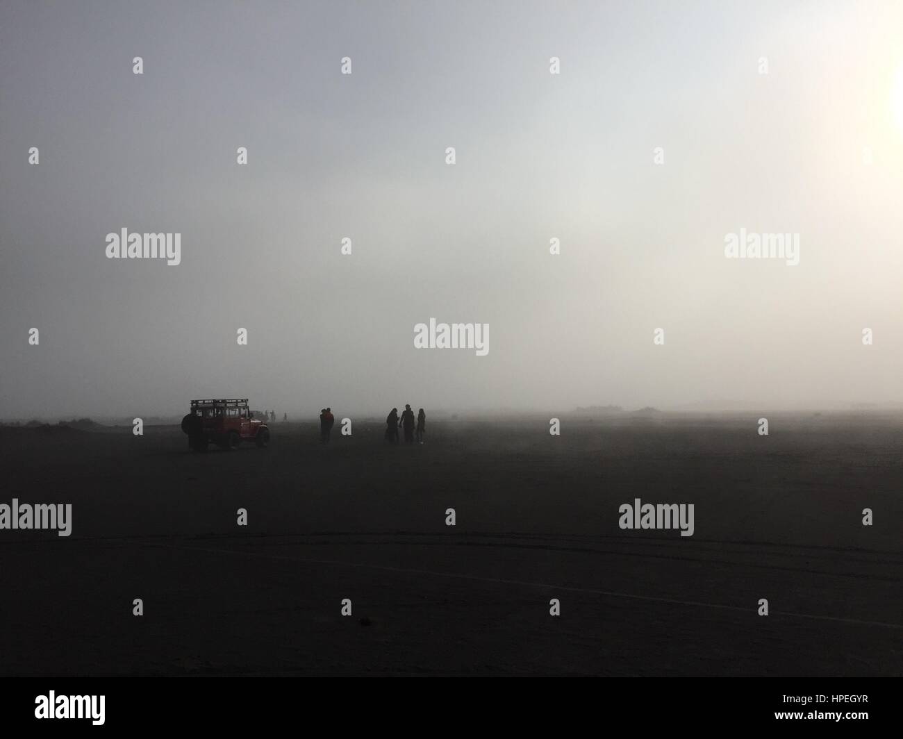 Morning In Bromo Stock Photo