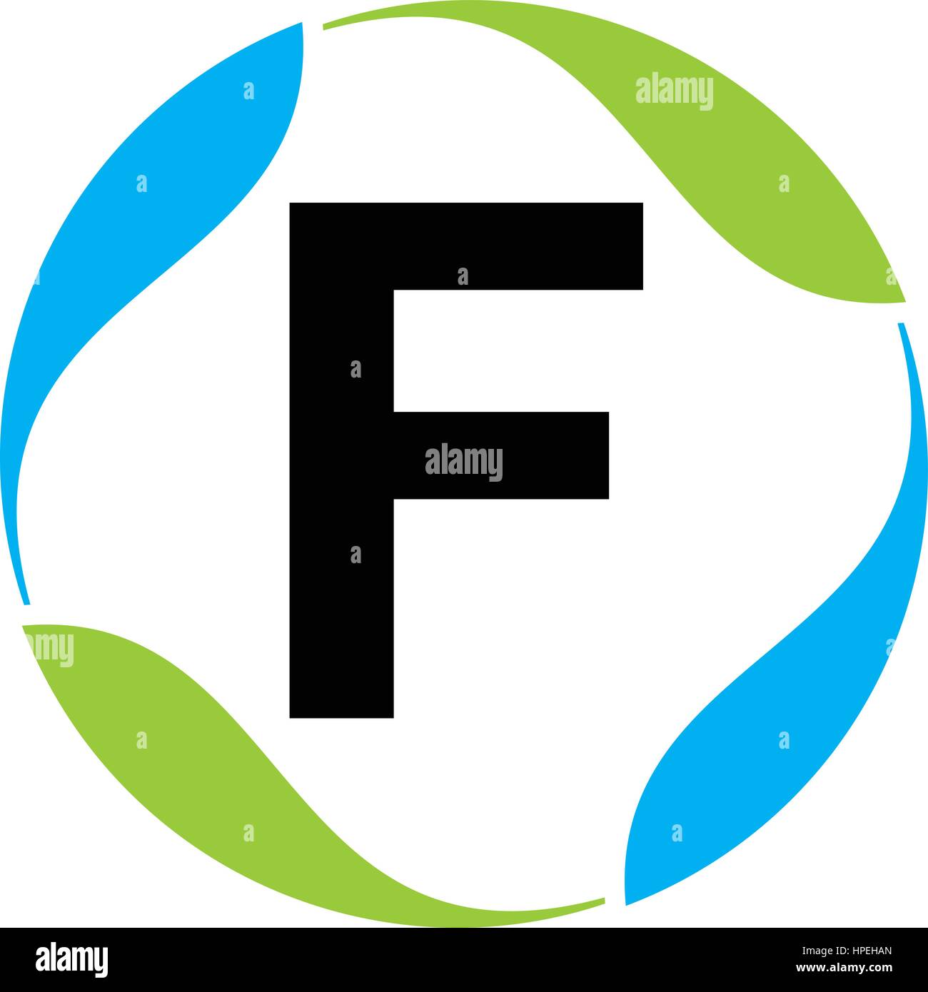 F Solution Design Green Project Solution Letter F Stock Vector Image & Art - Alamy