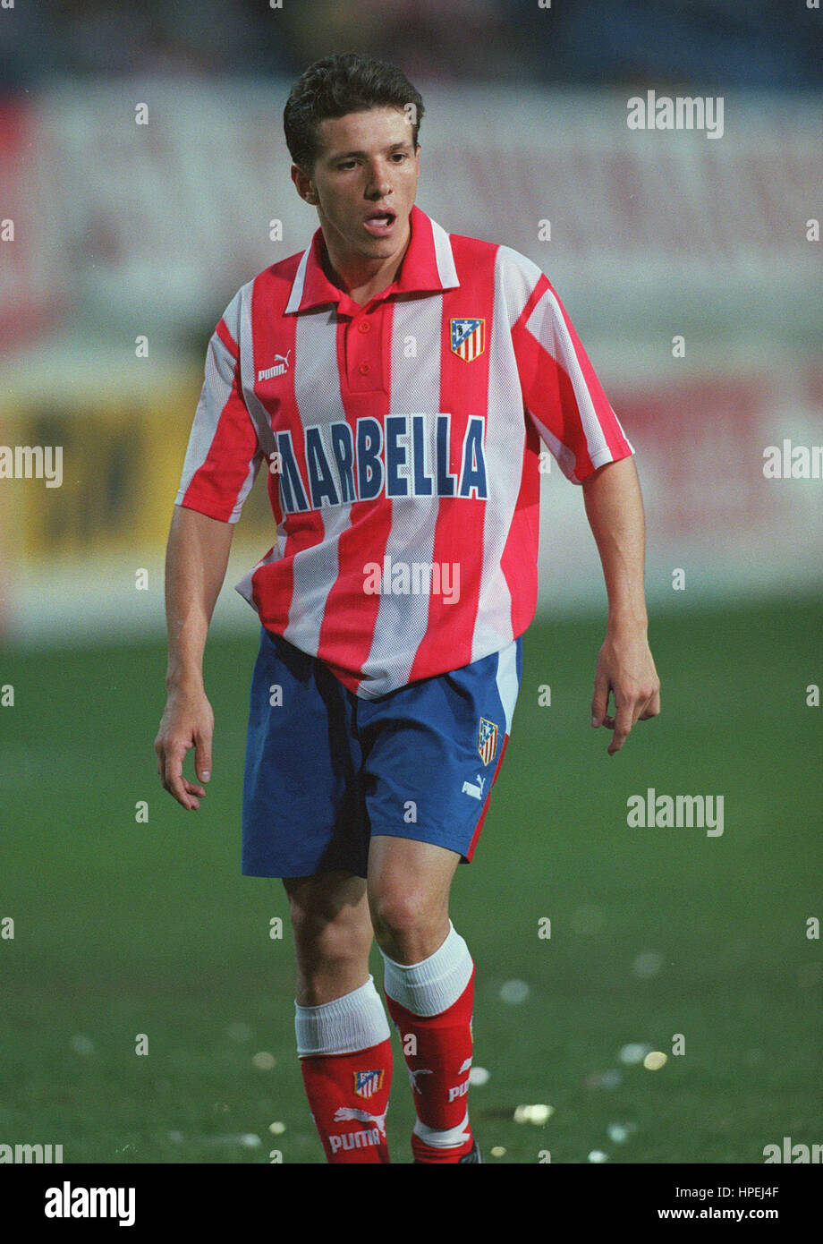 JUNINHO ATHLETICO MADRID 15 October 1997 Stock Photo Alamy