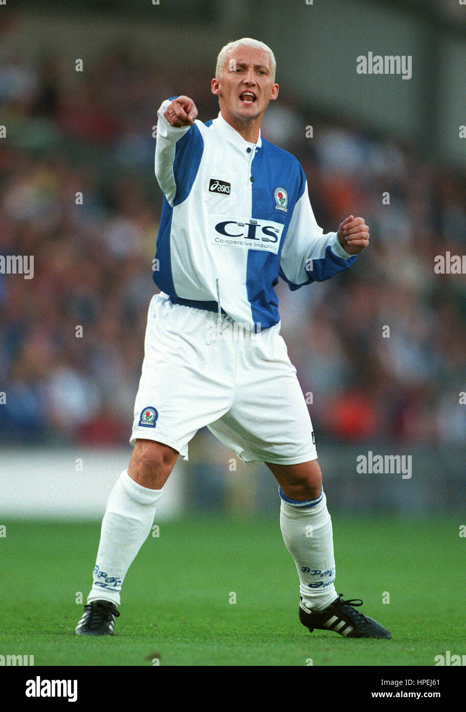 BILLY MCKINLAY BLACKBURN ROVERS FC 18 October 1997 Stock Photo Alamy