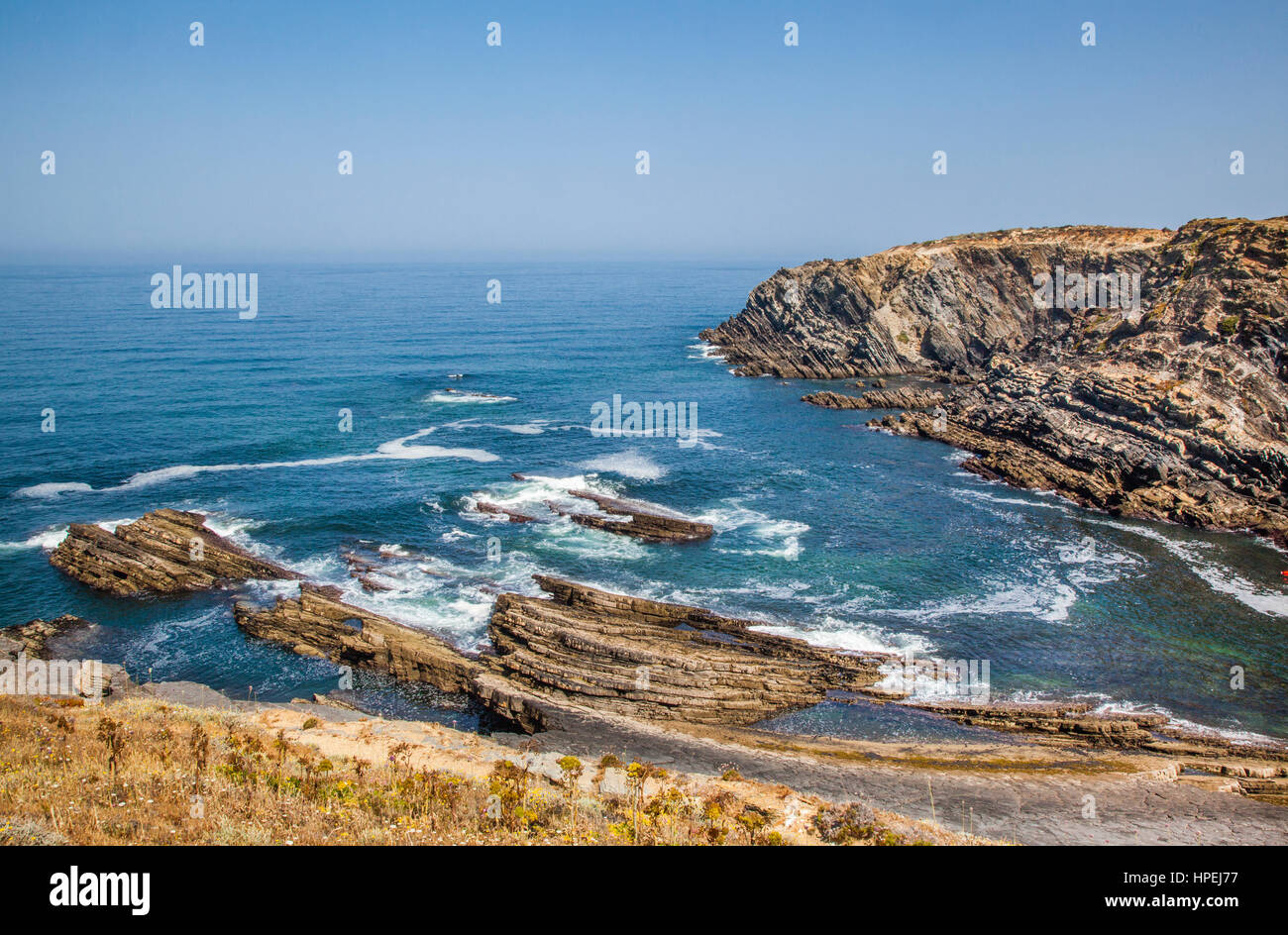 Portugal, Alentejo, Nature Park of the Southwest Alentejo, view of the