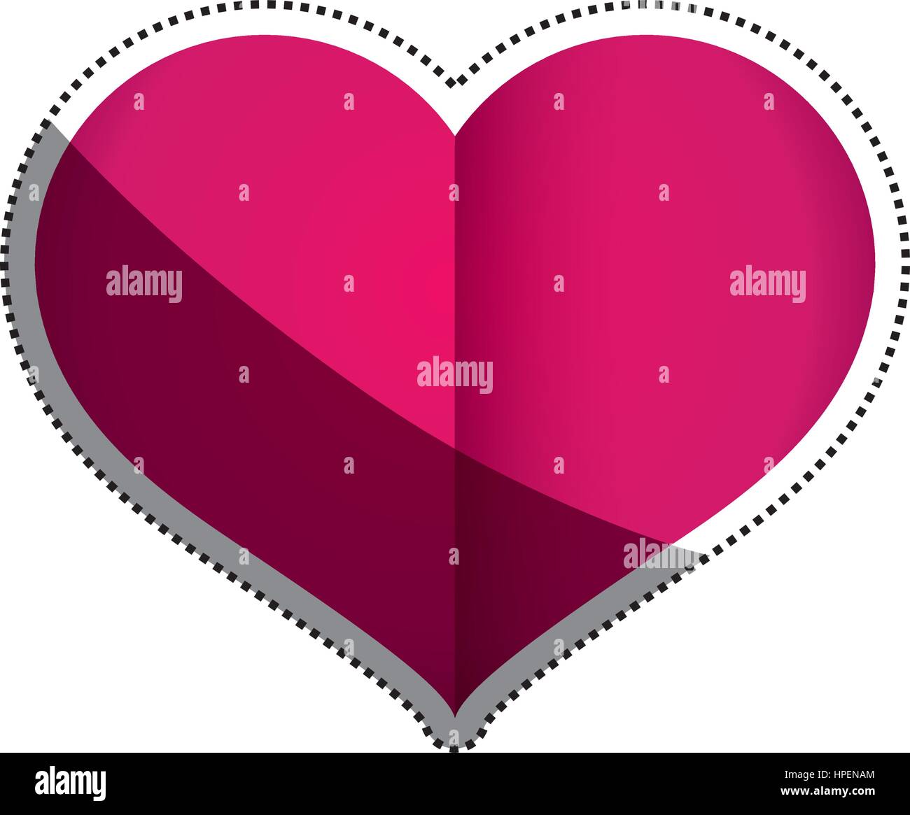 Love and romanticism Stock Vector