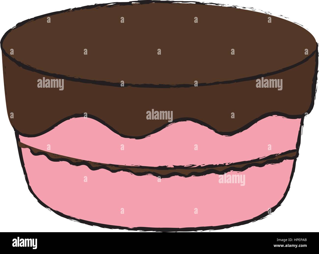 Delicious birthday cake Stock Vector Image & Art - Alamy