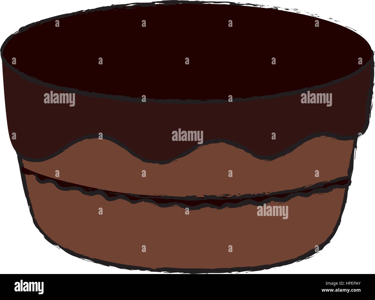 Delicious birthday cake Stock Vector Image & Art - Alamy