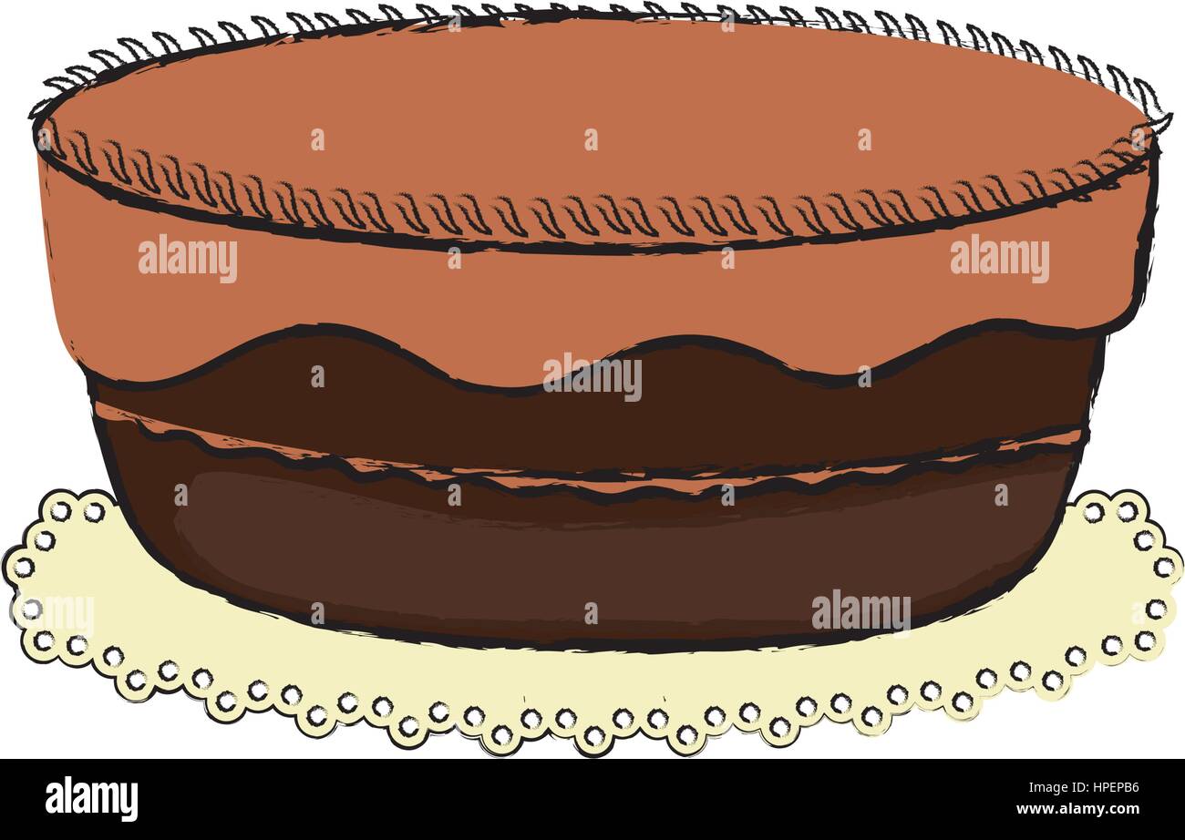 Delicious birthday cake Stock Vector Image & Art - Alamy
