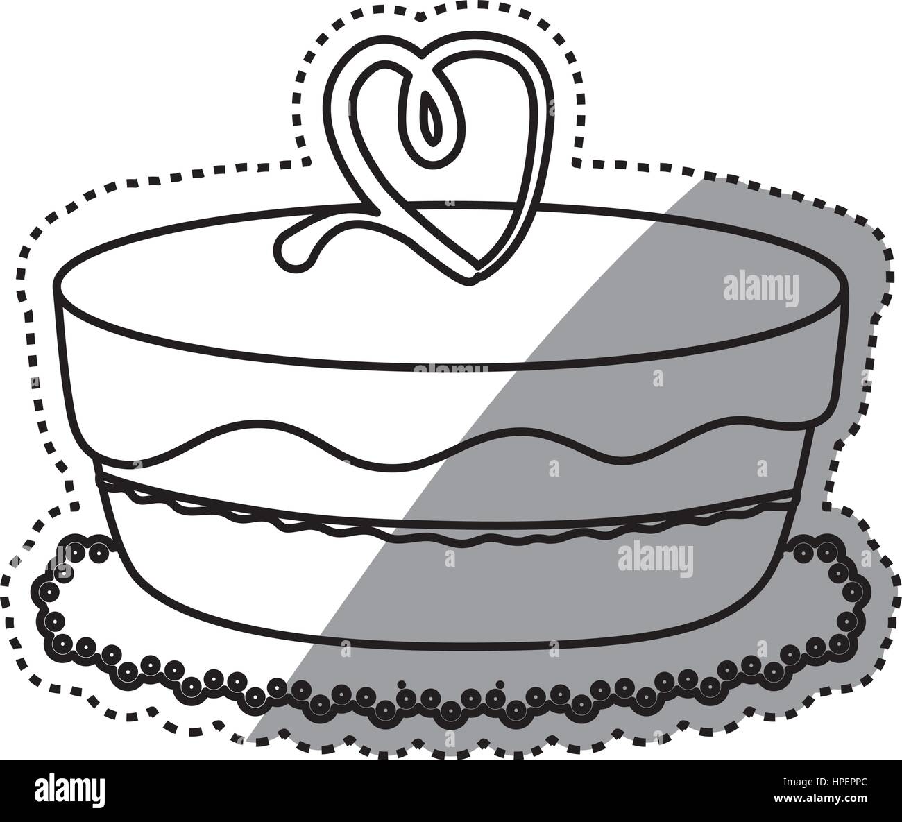 Delicious birthday cake Stock Vector Image & Art - Alamy