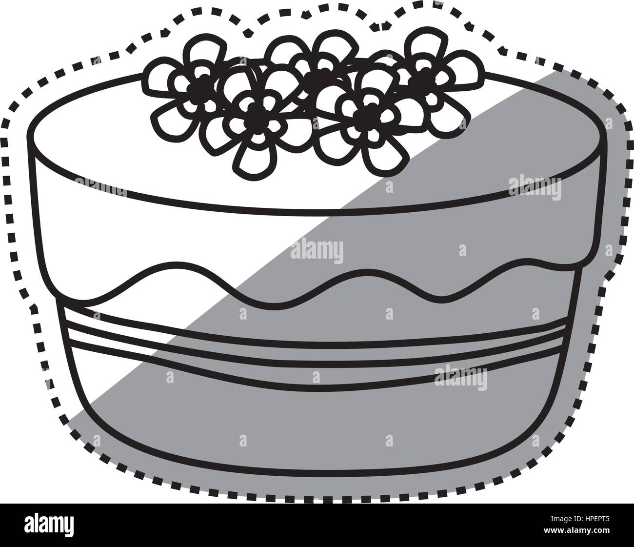 Delicious birthday cake Stock Vector Image & Art - Alamy