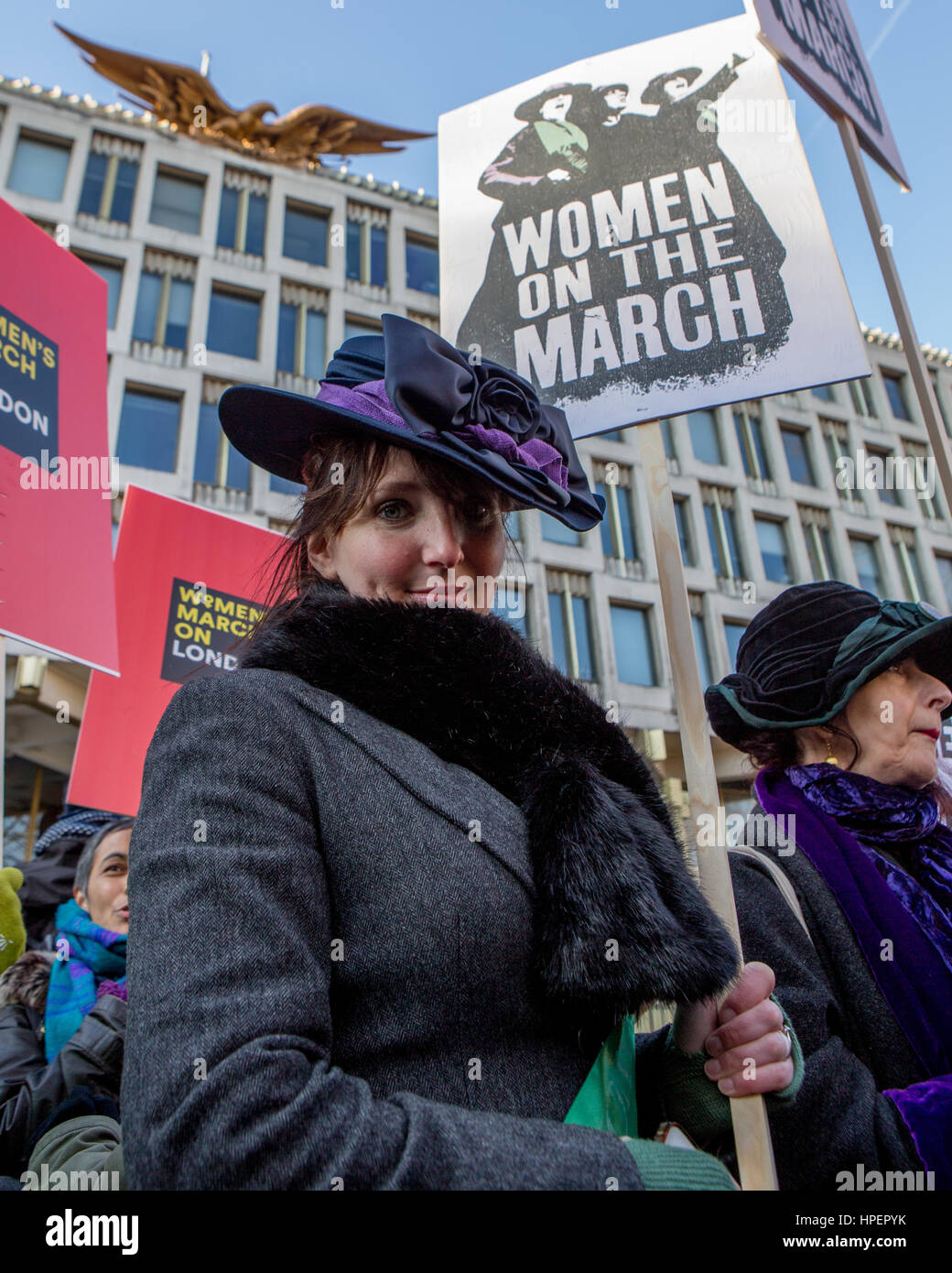 Women's March on London for the protection of fundamental rights and ...