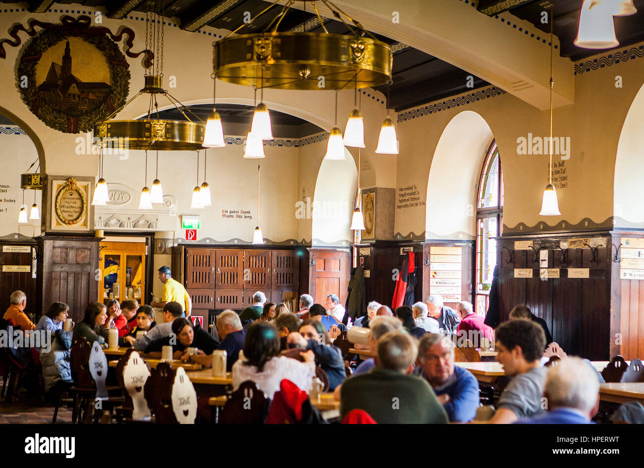 Bar Restaurant Of Augustiner Brau Brewery Salzburg Austria Stock Photo Alamy Bar Restaurant Of Augustiner Brau Brewery Salzburg Austria Stock Photo Alamy