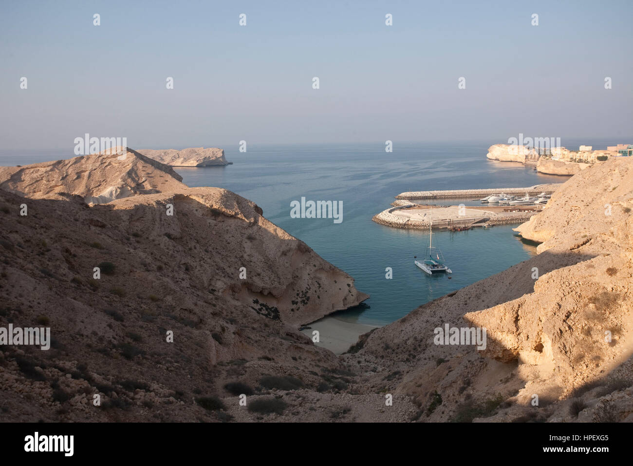 Bay at ODC, Muscat, Oman Stock Photo