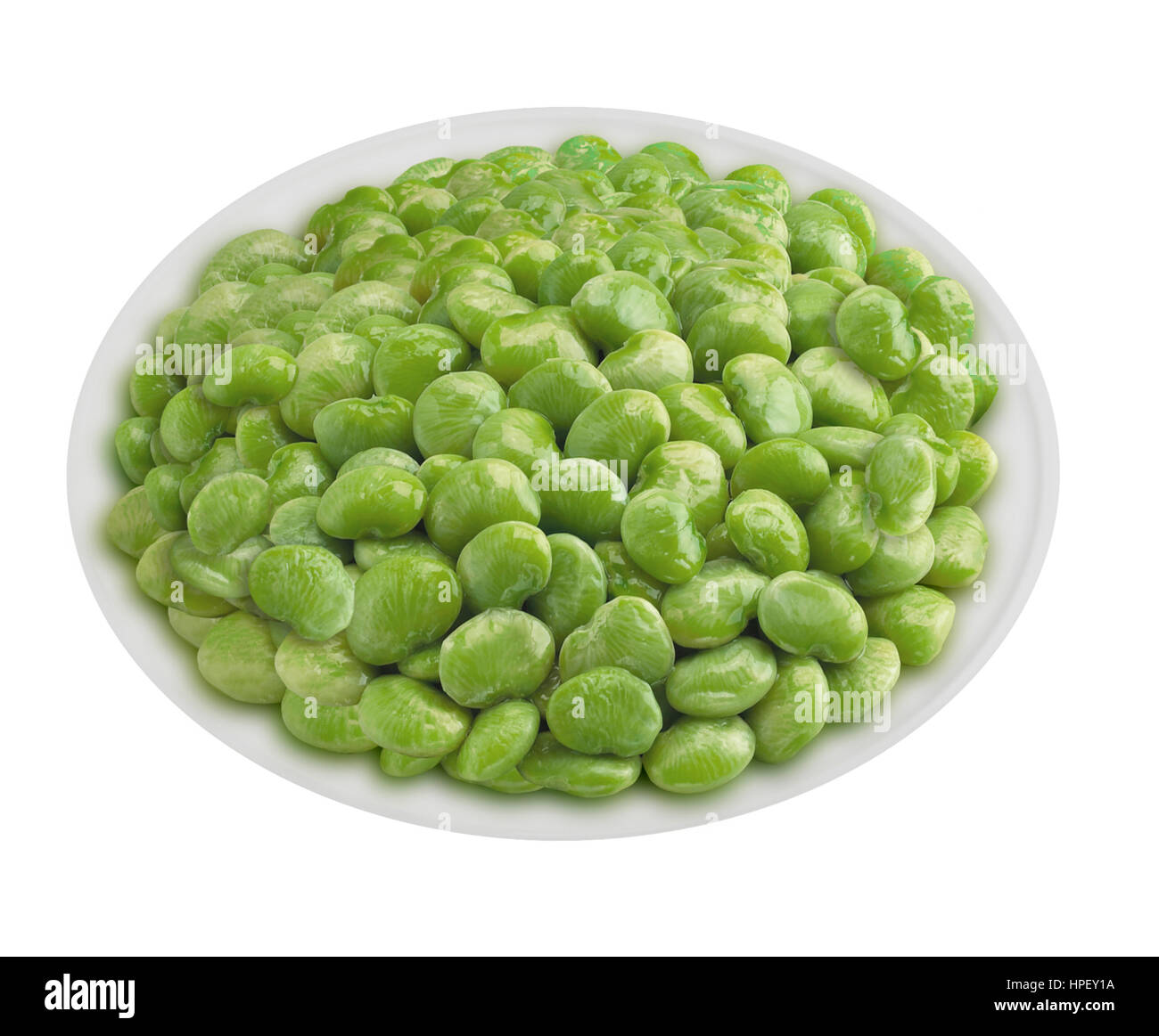 Bowl of Lima Beans Stock Photo Alamy