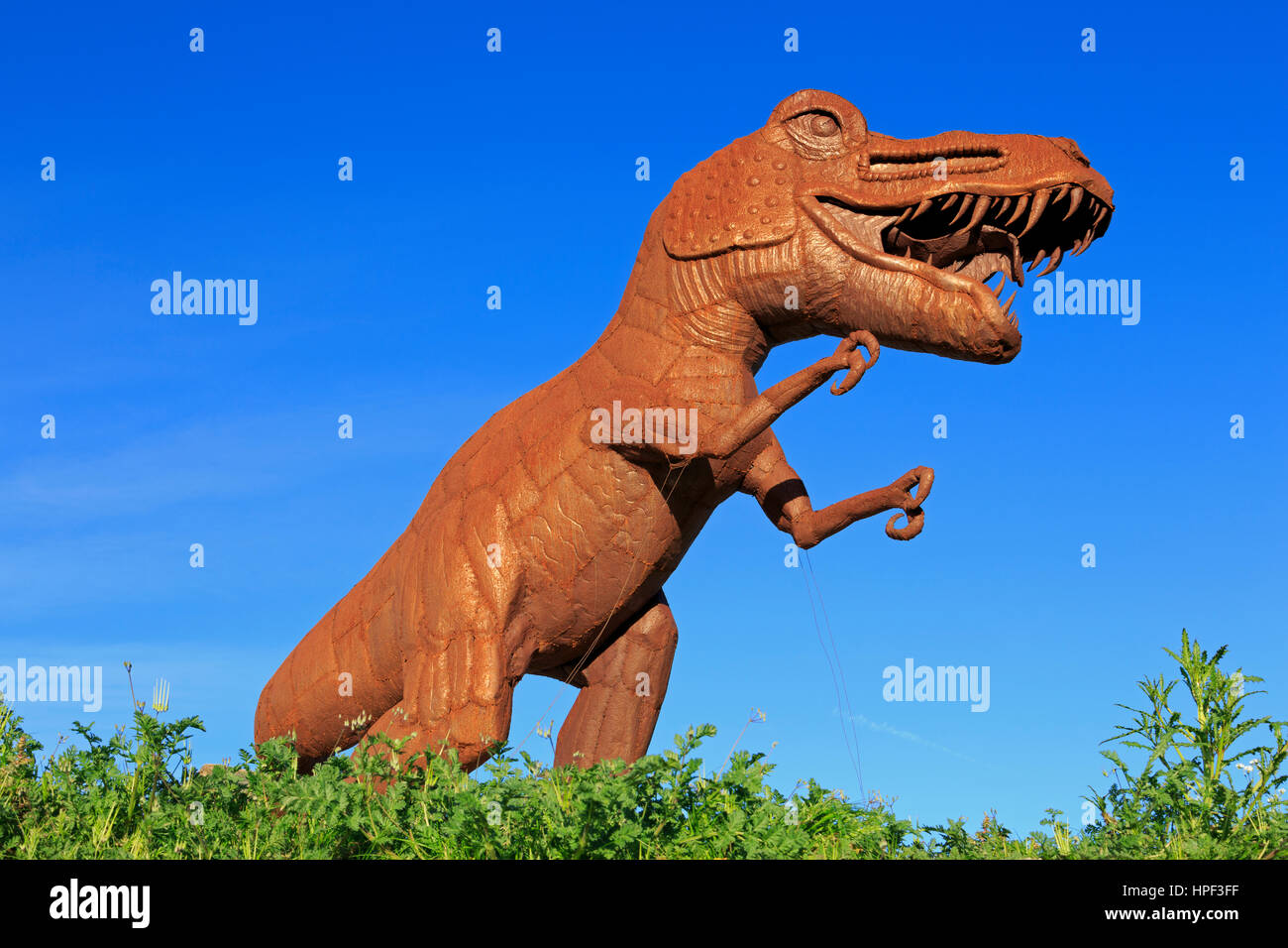 Sculpture by Ricardo Breceda in Aguanga, Temecula, California, USA Stock Photo