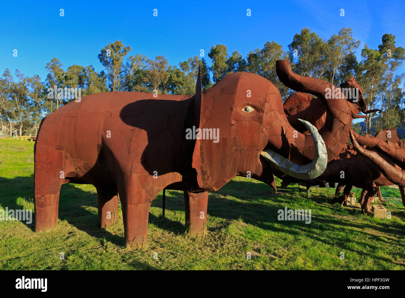 Sculpture by Ricardo Breceda in Aguanga, Temecula, California, USA Stock Photo