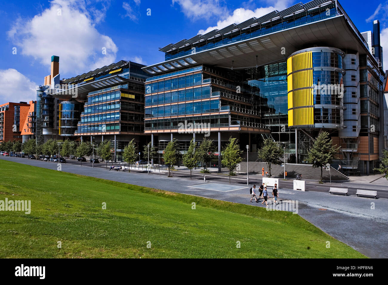 Linkstrabe. buildings of offices, by Richard Rogers.Berlin. Germany ...