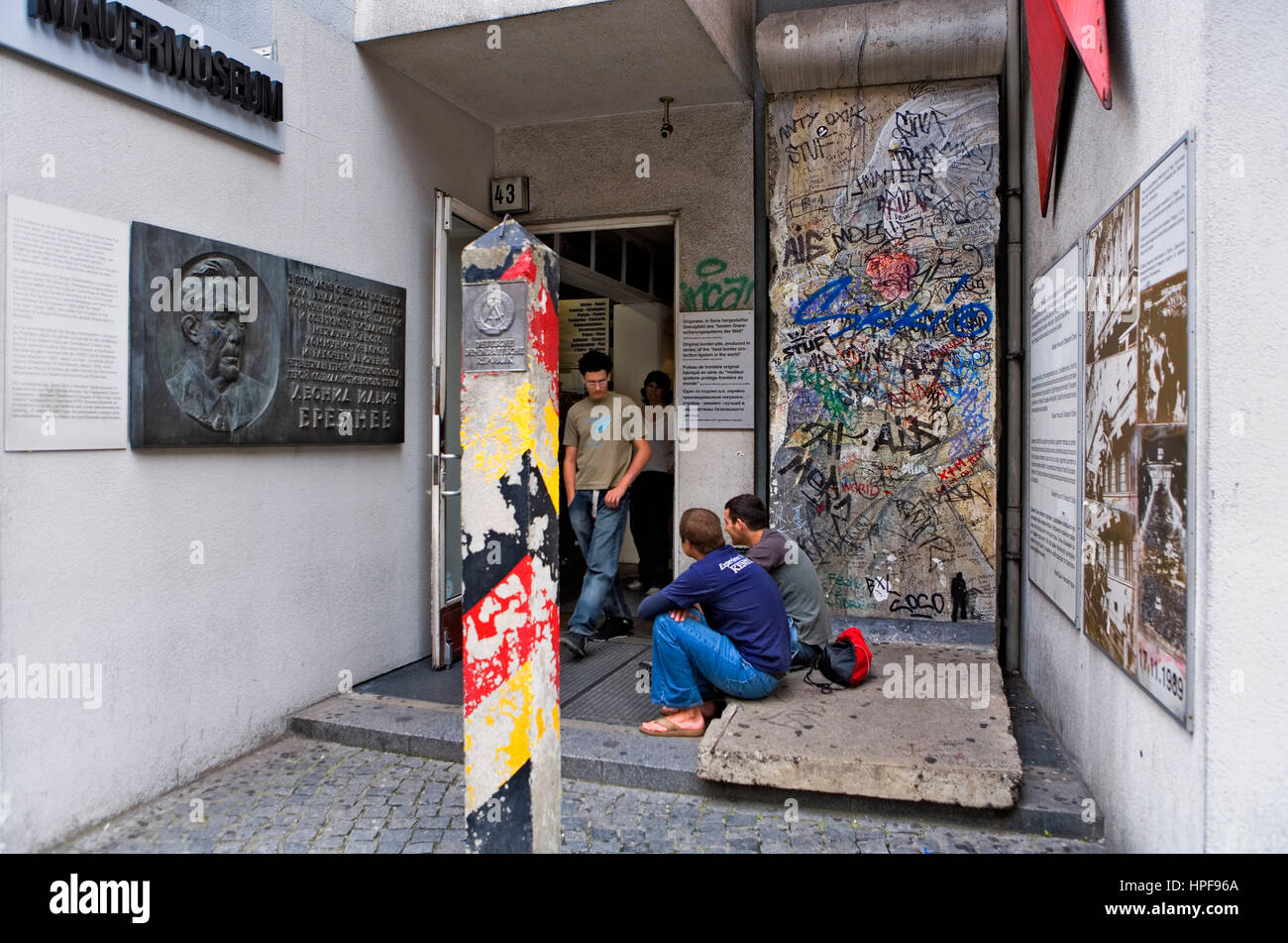 Mauermuseum. Checkpoint Charlie.Berlin. Germany Stock Photo