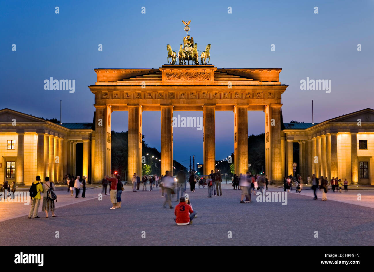 Brandenburg gate.Berlin. Germany Stock Photo