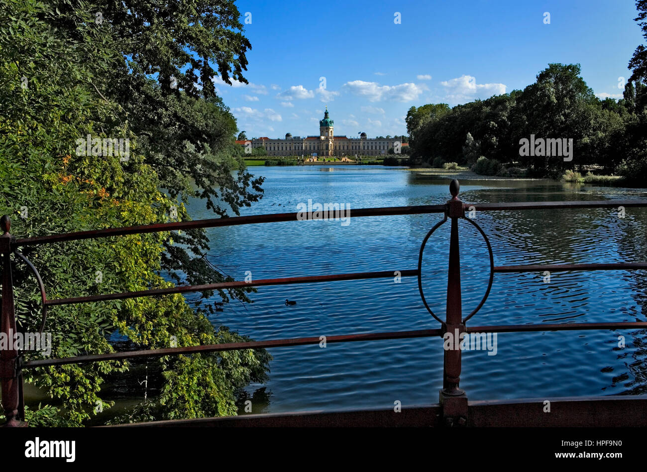 Charlottenburg palace. As seen from From its gardens.Berlin. Germany Stock Photo