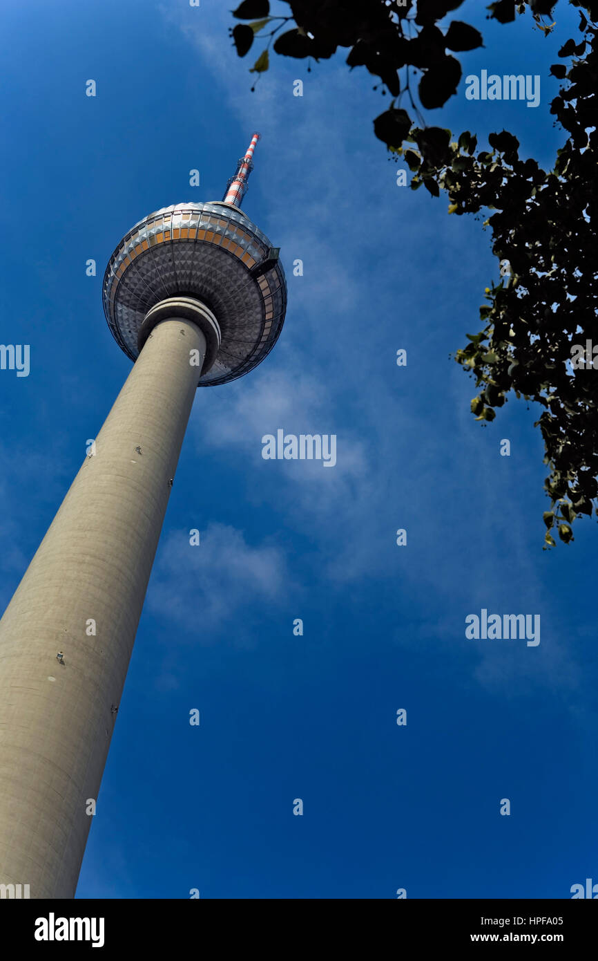 Fernsehturm.Berlin. Germany Stock Photo