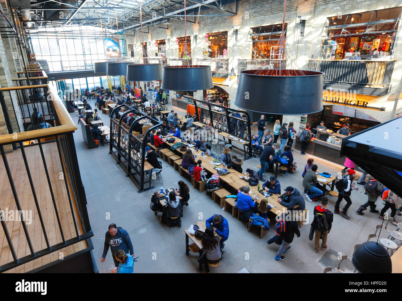 Interior of The Forks Market, The Forks, National Historic Site