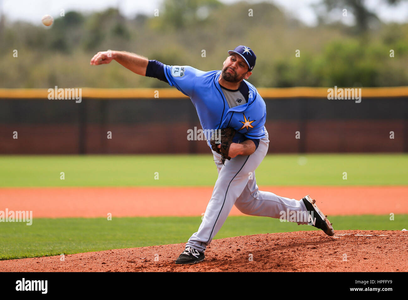 Port Charlotte, Florida, USA. 21st Feb, 2017. WILL VRAGOVIC Times.Tampa Bay Rays relief