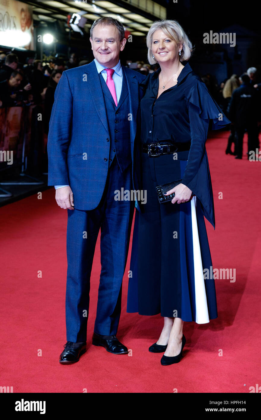 London Uk 21st February 2017 Hugh Bonneville And Wife Lulu Williams Attends The Uk Premiere If Viceroy S House On 21 02 2017 At Curzon Mayfair Persons Pictured Hugh Bonneville Lulu Williams Picture By Credit