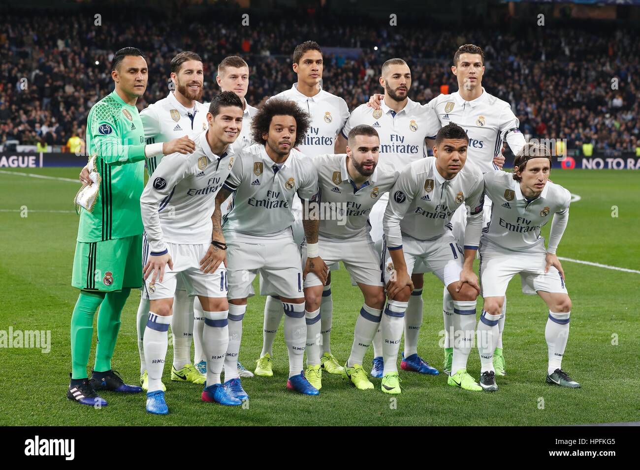 Real madrid team group line up hi-res stock photography and images - Page 3  - Alamy
