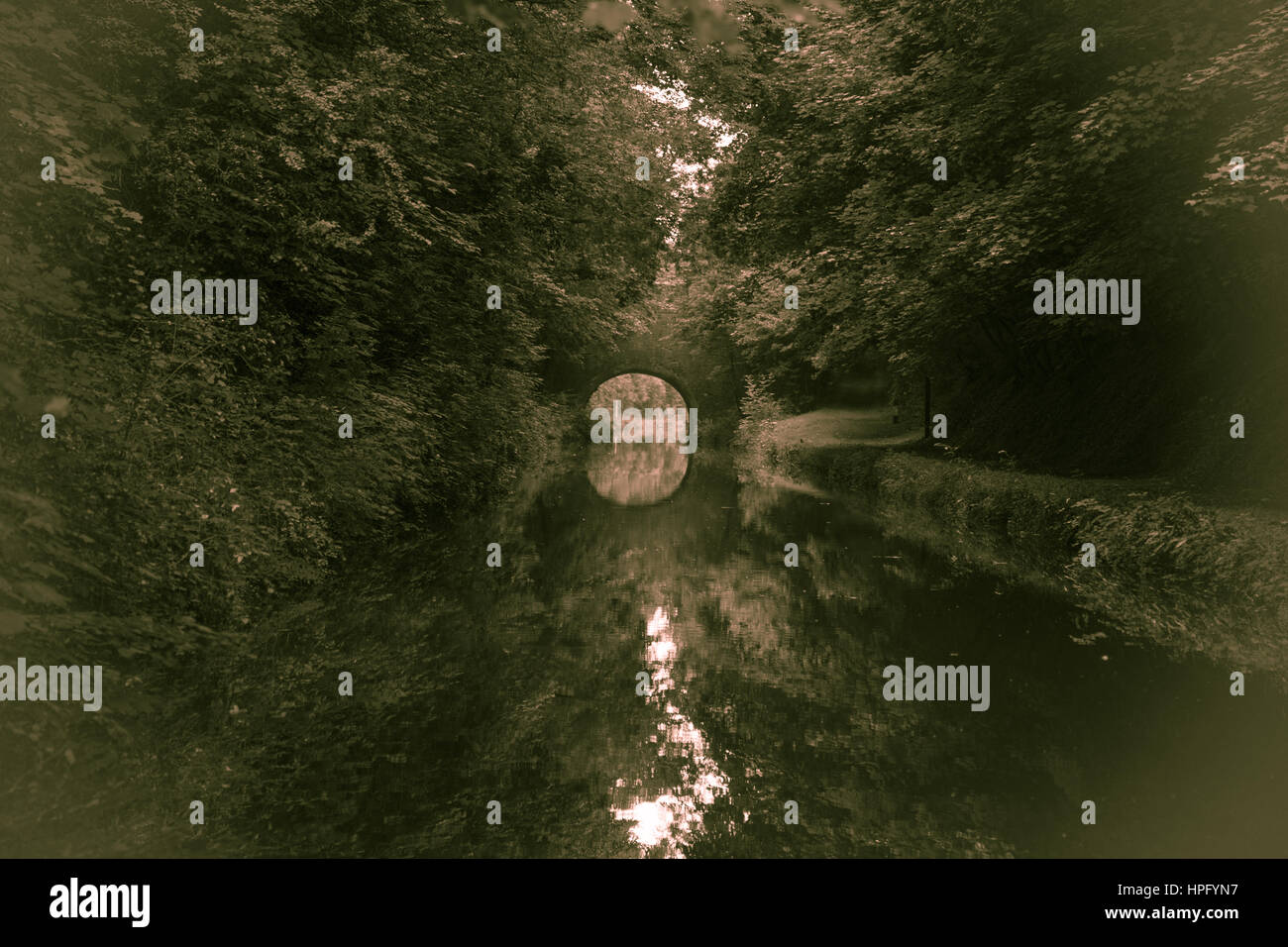 Bridge Over Untroubled Waters Stock Photo