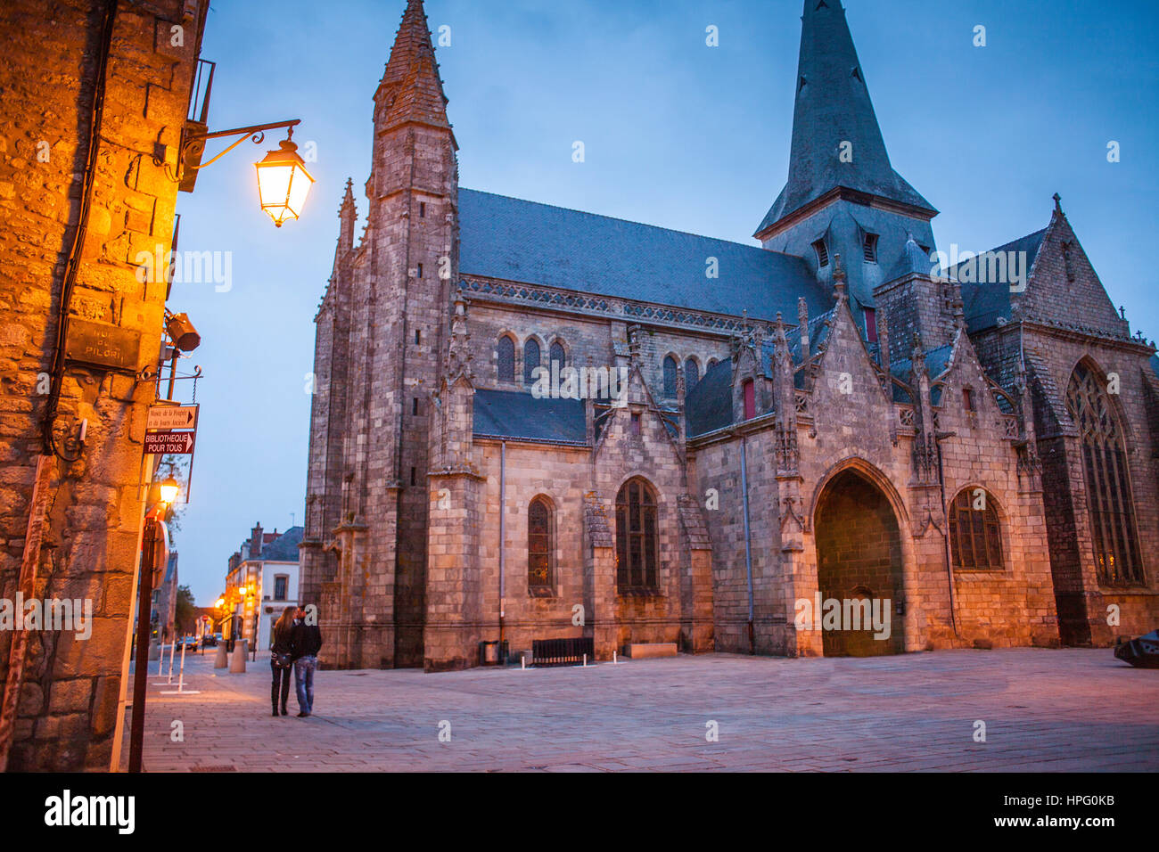 Collegiate of SaintAubin, in Place SaintAubin, Medieval city
