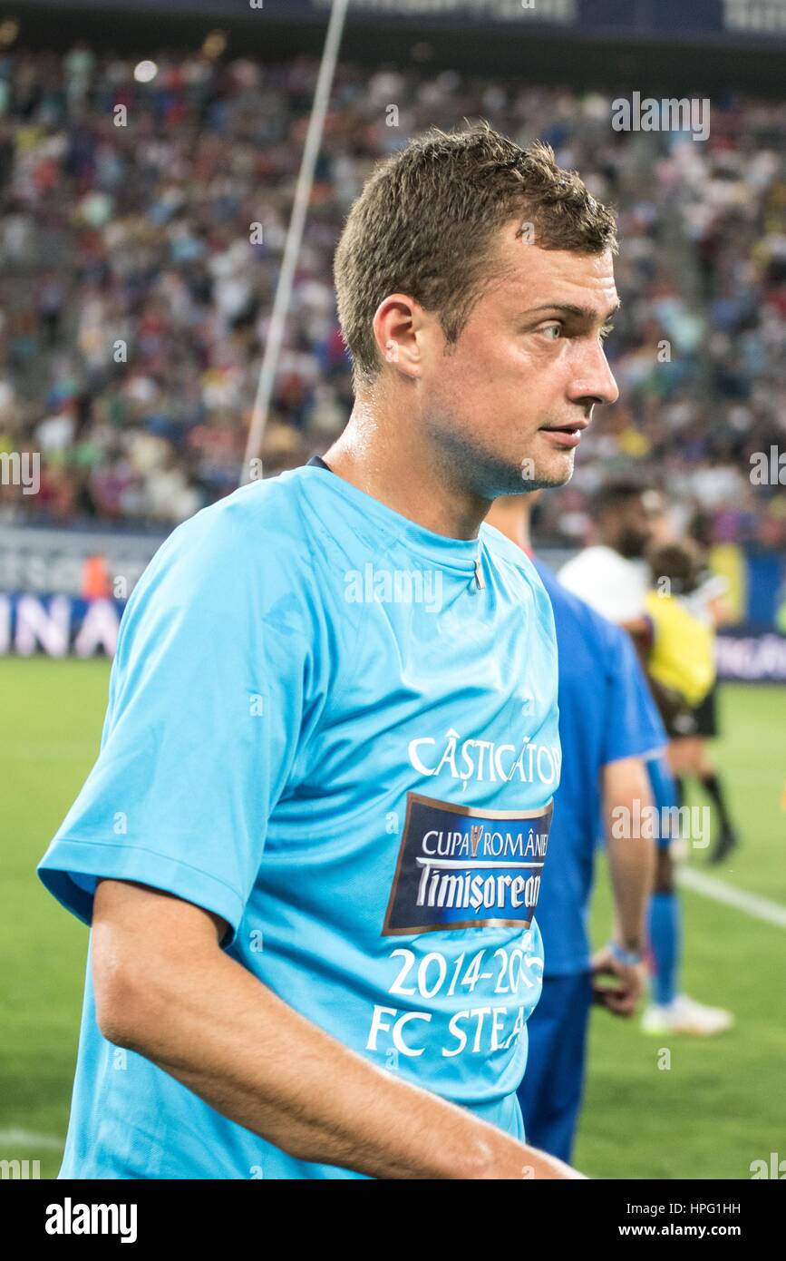 May 31, 2015: Gabriel Tamas #30 of FCSB at the end of the Cupa Romaniei  Timisoreana 2014-2015 Finals (Romania Cup Timisoreana Finals) game between  FC Universitatea Cluj ROU and FC Steaua Bucharest