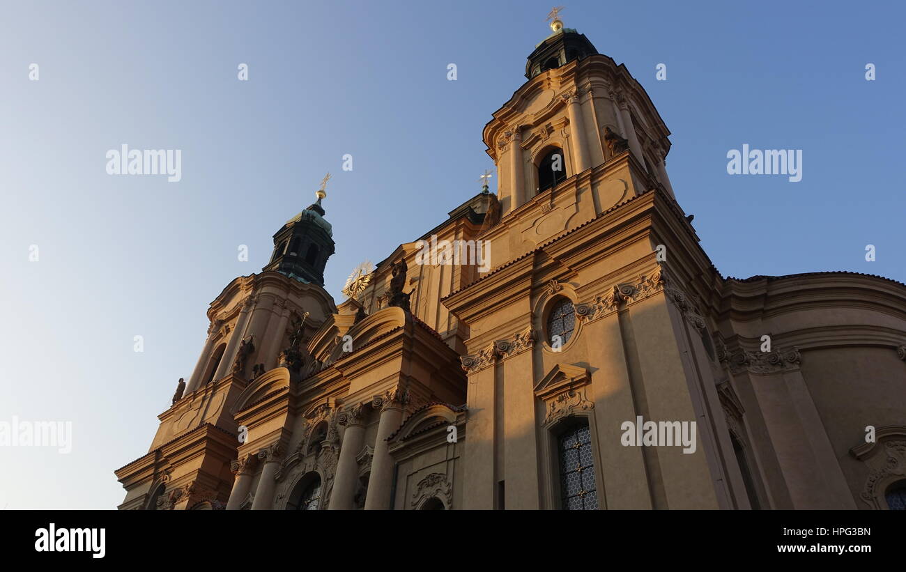 Church in Prague, Czechia Stock Photo