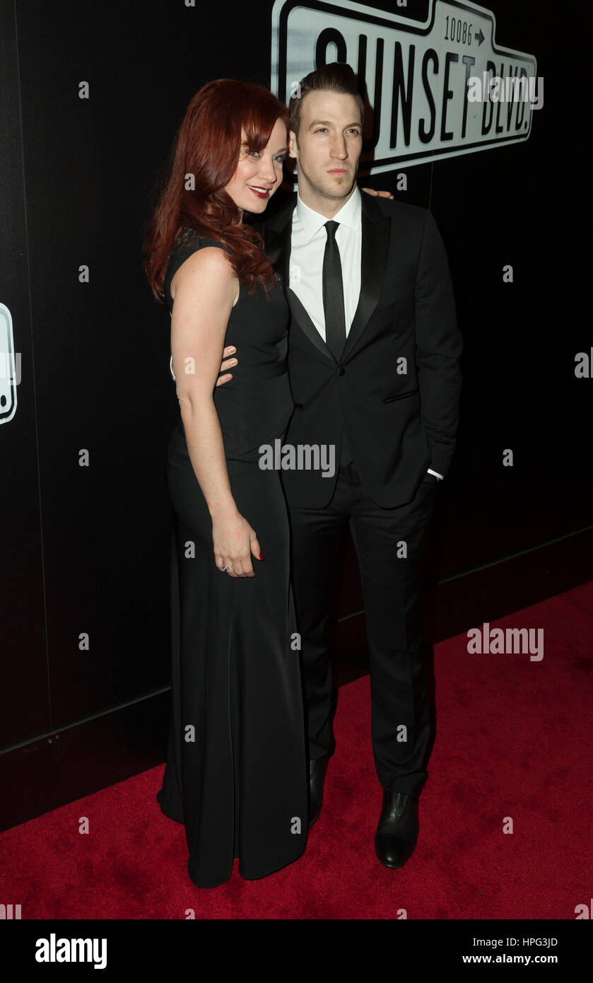 New York, NY USA February 9, 2017 Sierra Boggess and John Arthur