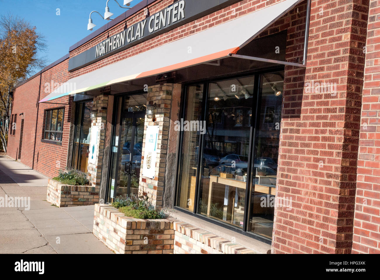 Exterior of the Northern Clay Center housing gallery, educational and