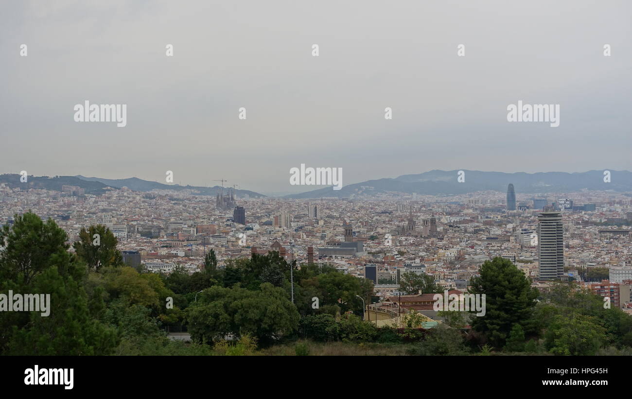 Barcelona, Spain Cityscape Stock Photo - Alamy