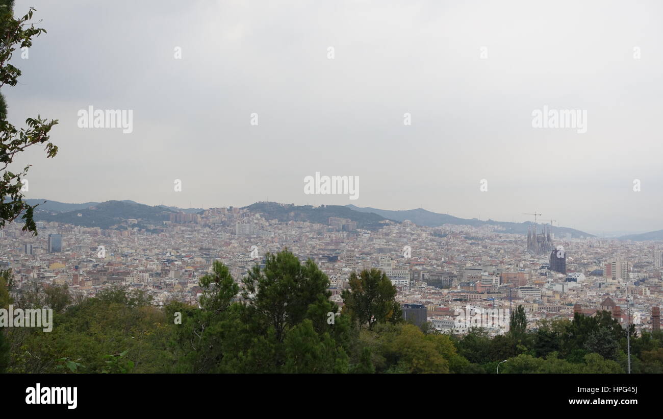 Barcelona, Spain Cityscape Stock Photo - Alamy