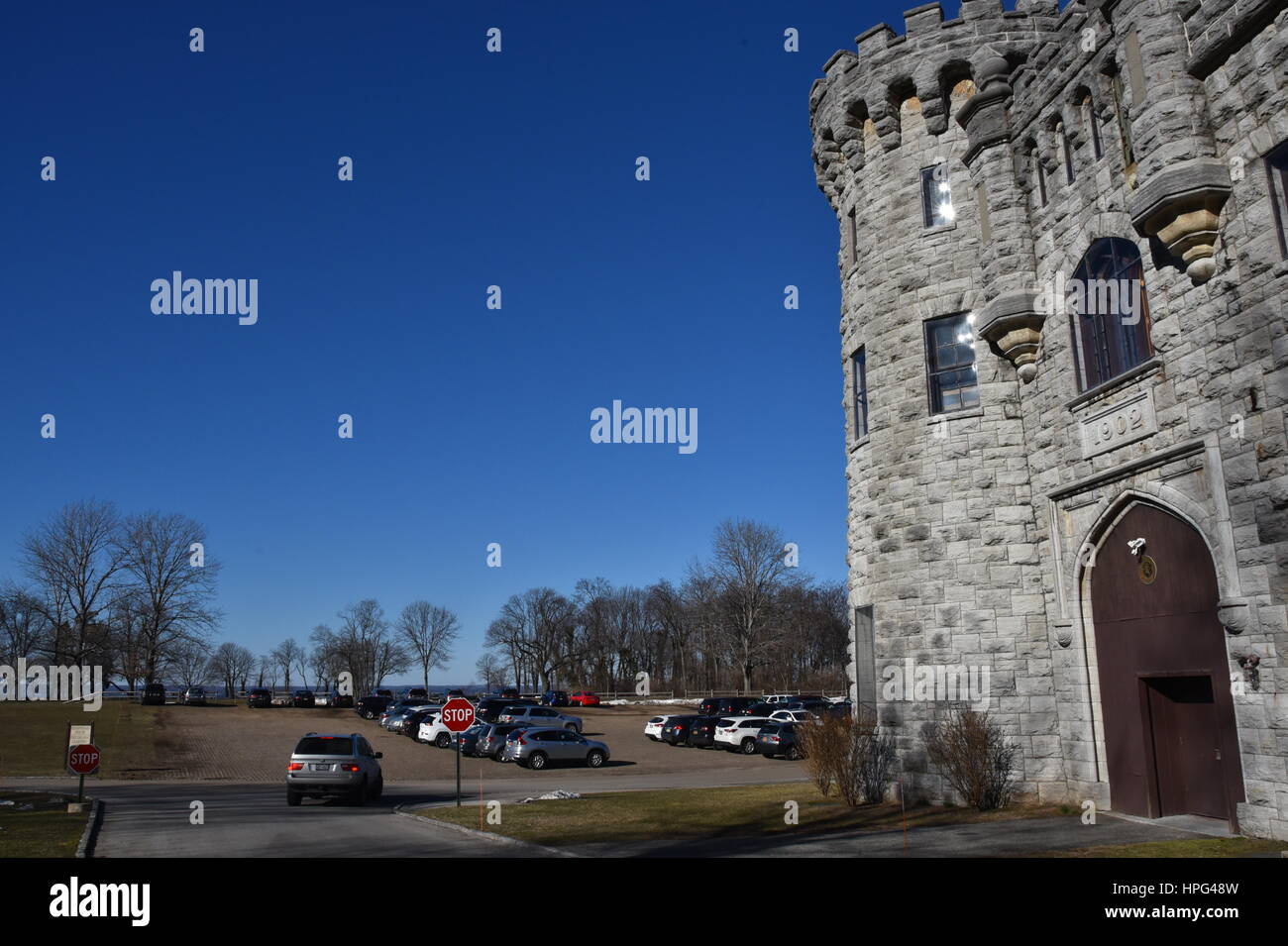 The Sands Point Preserve on the original Guggenheim Estate Stock Photo