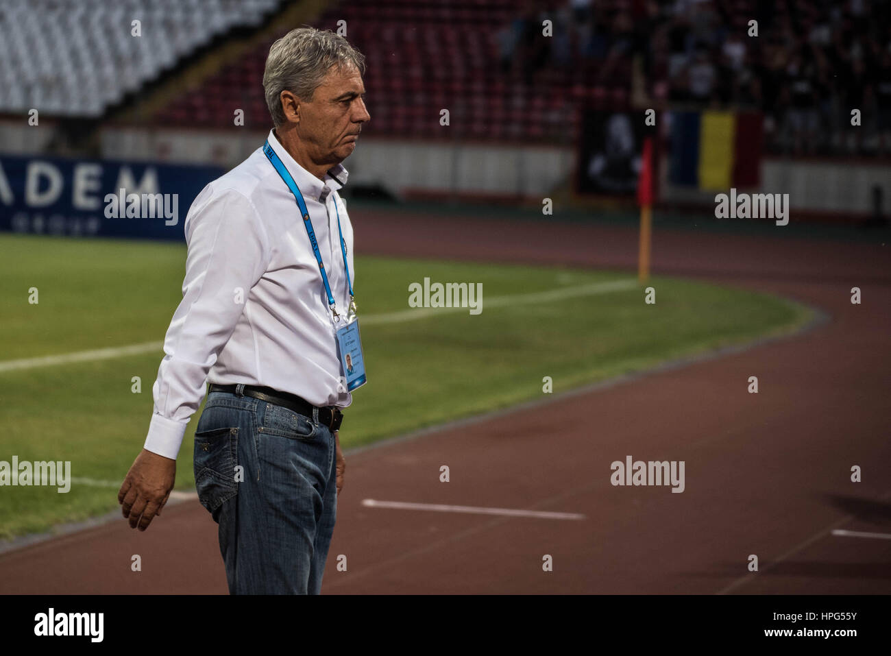 July 17, 2015: Sorin Cartu assistant coach of CSU Craiova during the Stock  Photo - Alamy