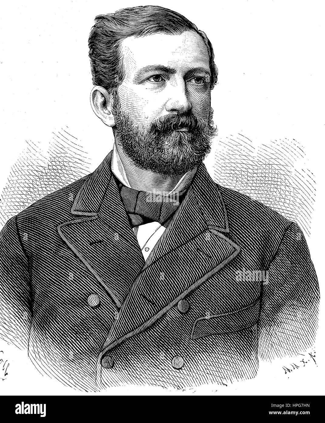 Dr Paul G?ssfeldt, G??feldt, 1840 - 1920, was a German geologist