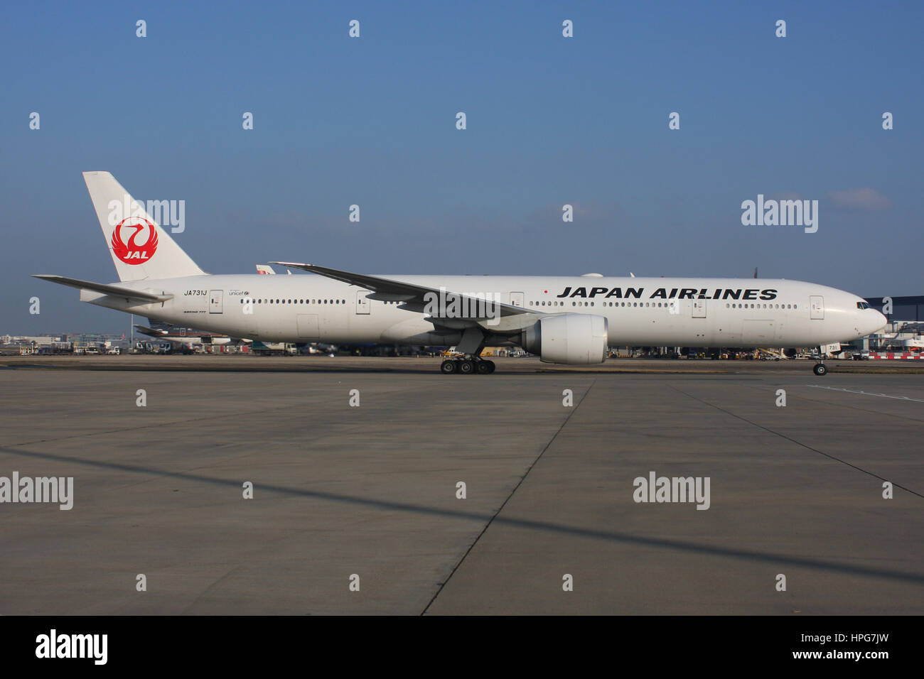JAL 777 Stock Photo