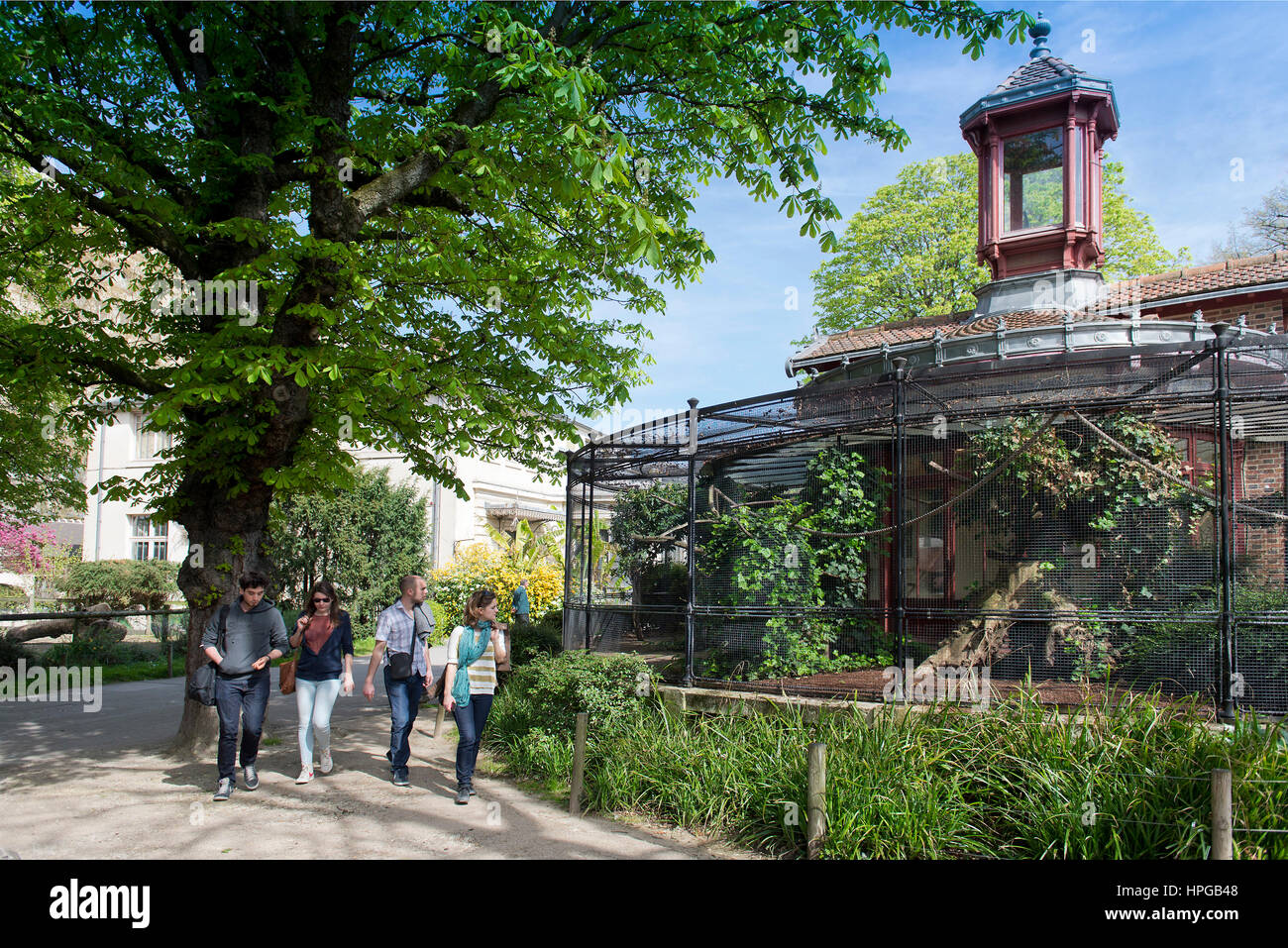 France. Paris 5th district. Menagerie of the Jardin des plantes (Garden