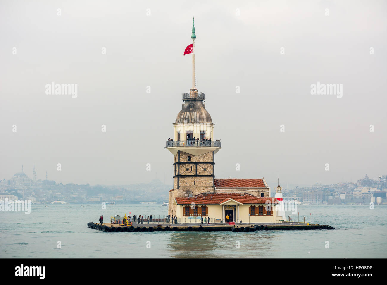 Maiden's tower Istanbul Stock Photo