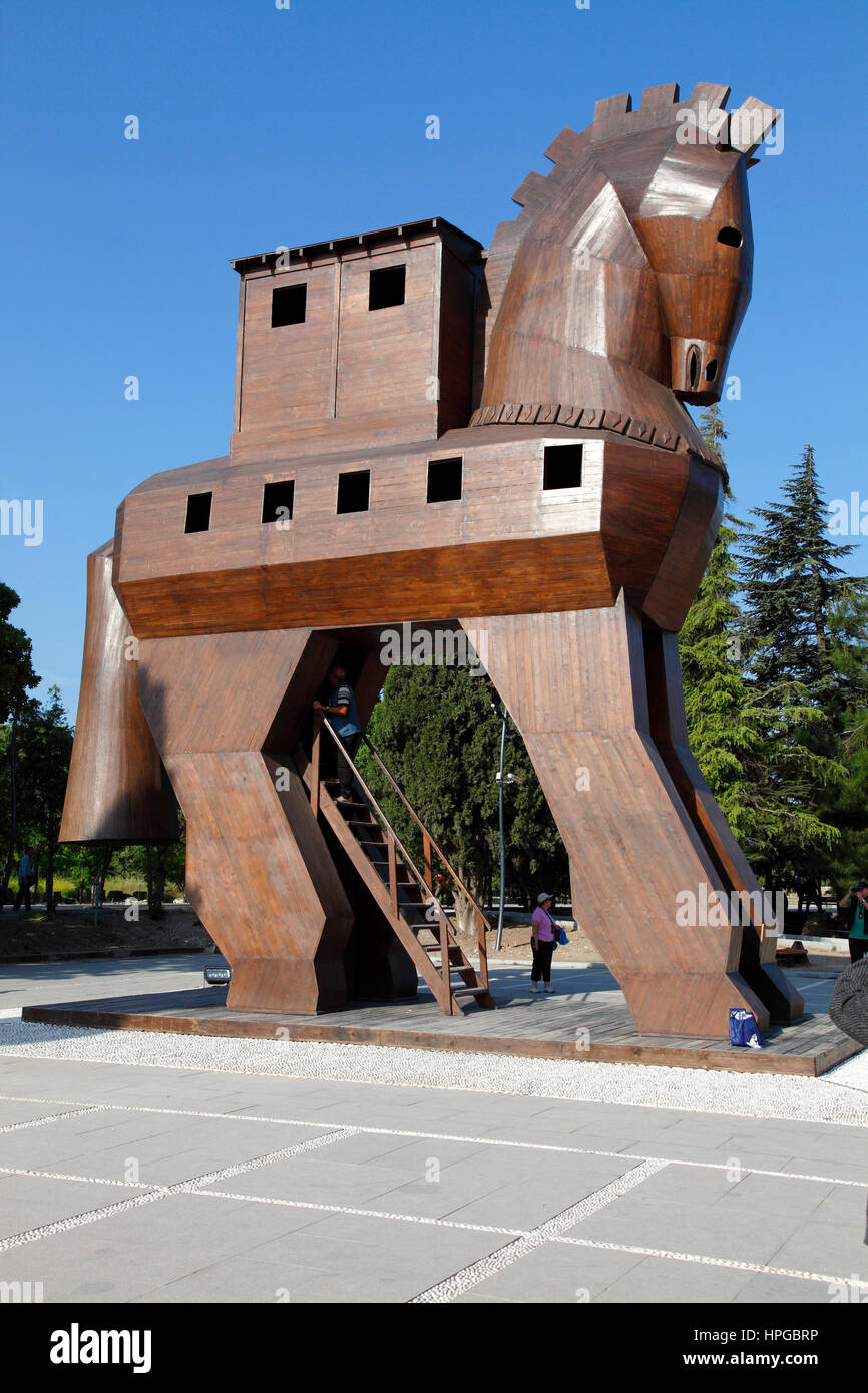 Tukey Province Of Canakkale Tevfikiye Troy Site Truva Unesco Stock Photo Alamy