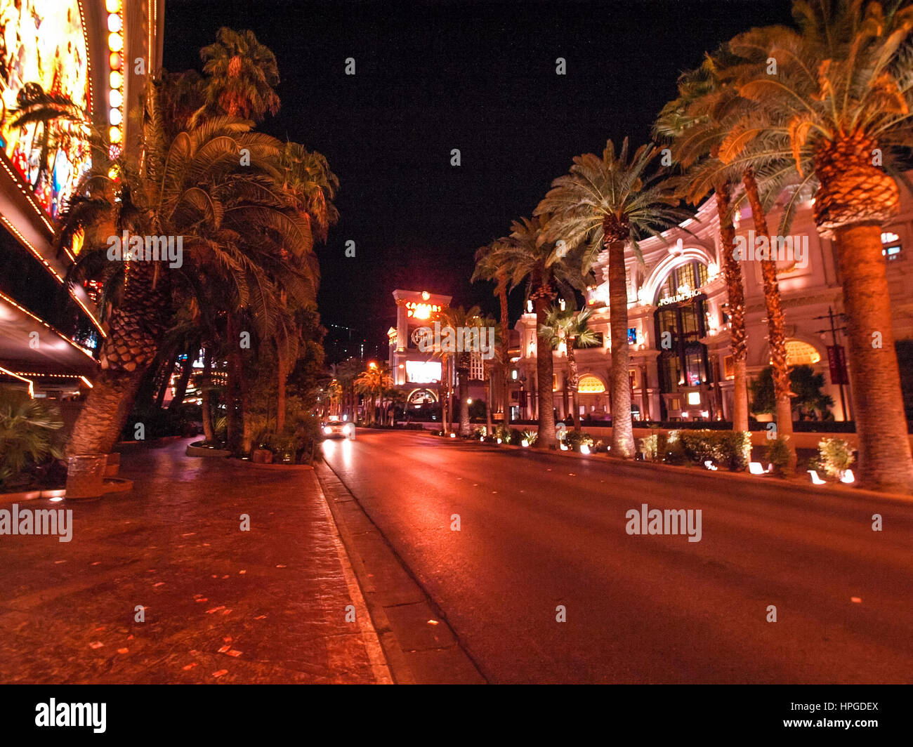 Las Vegas, USA - 15 July 2013: Walking in Las Vegas. City streets. Commercial and private buildings. Street life. Stock Photo