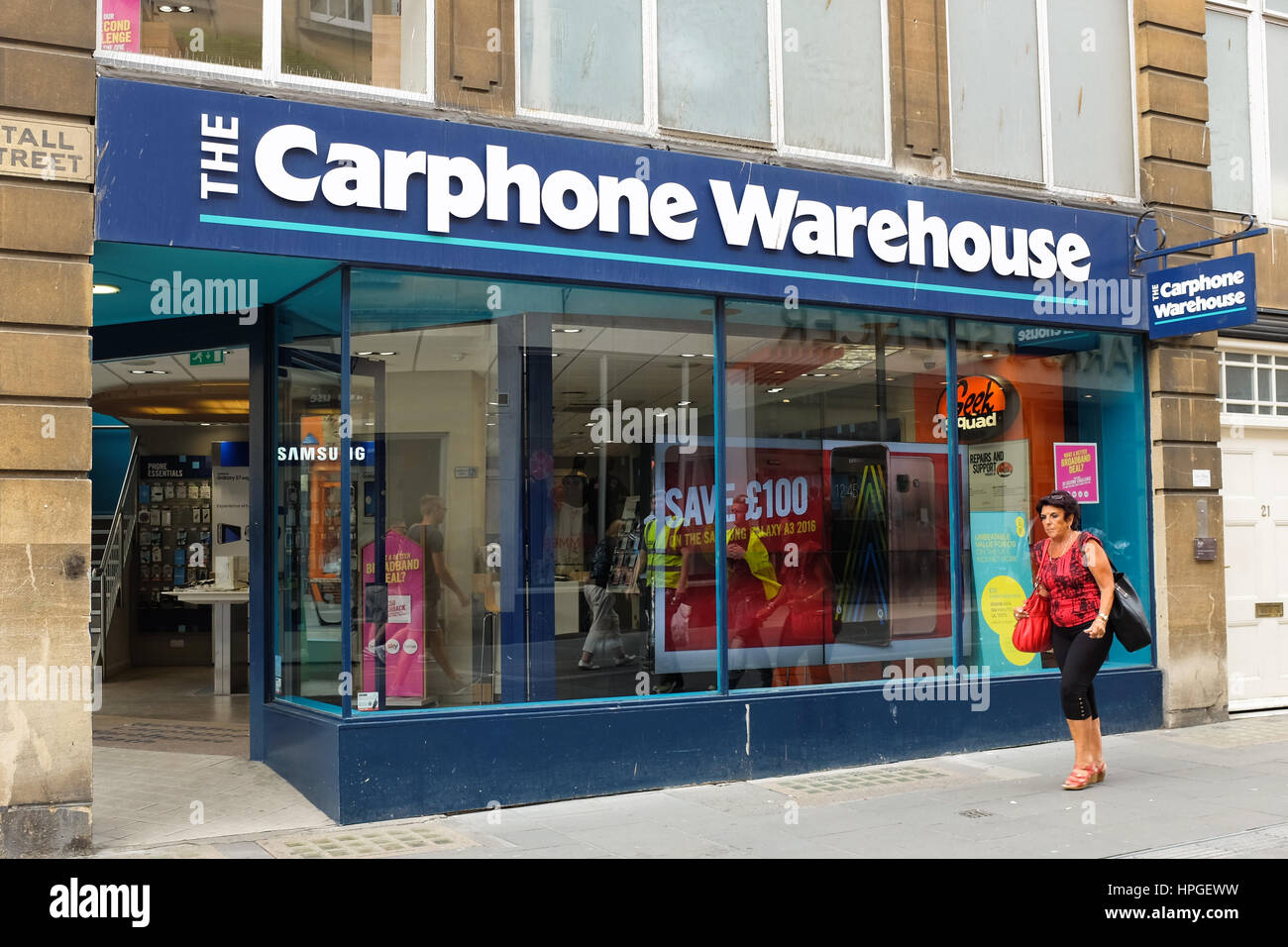 Carphone Warehouse in Bath, UK. Stock Photo