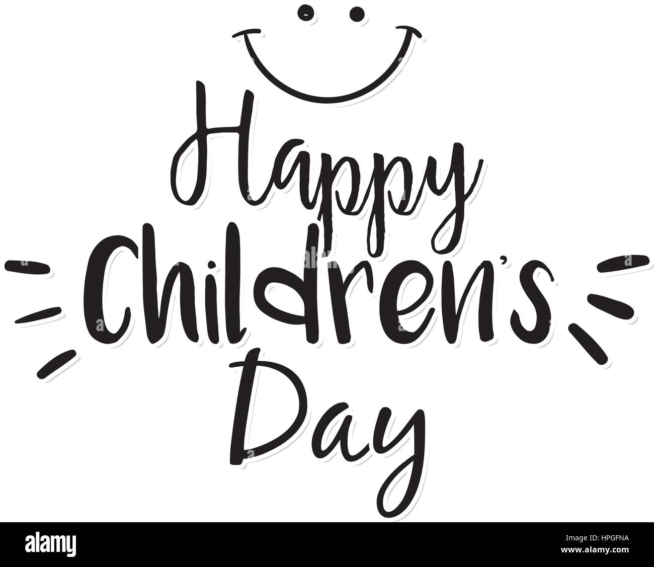 Happy Children day Stock Vector Image & Art - Alamy