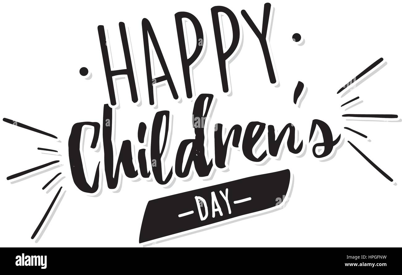 Happy Children day Stock Vector Image & Art - Alamy